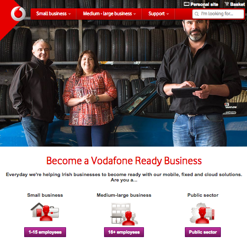 VodafoneWebpageSouhan